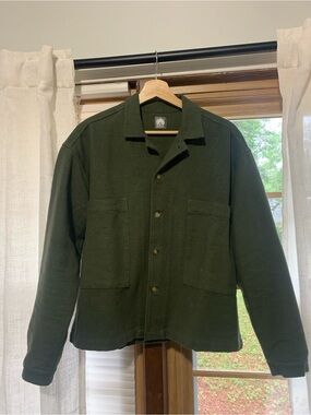 18 East Sam Shirt Jacket - Rifle Green